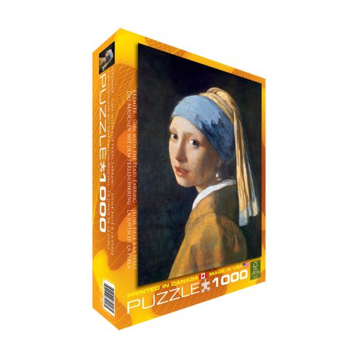 EuroGraphics Girl with A Pearl Earring by Vermeer 1000 Piece Puzzle