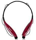 Universal Bluetooth Neckband Headphones S Gear -HV-Digitial 800 Wireless Headset Sweatproof Running Gym Exercise Stereo Earphones Noise Cancelling Earbuds BlackRed