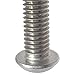 Fastenere Button Head Socket Cap Screws - 1/4-20 x 1 (25 Pack) Stainless Steel 18-8, Full Thread, Bright Plain Finish, Corrosion-Resistant, Machine Thread, Easy to Install w/Allen Socket Drive