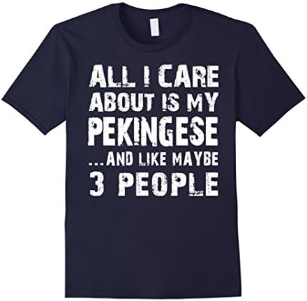 Men's Pekingese T-shirt XL Navy