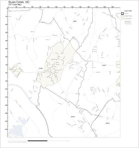 Buies Creek Nc Map Zip Code Wall Map Of Buies Creek, Nc Zip Code Map Laminated: Amazon.com:  Office Products