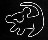 Keen Simba Baby Decal Vinyl Sticker|Cars Trucks Walls Laptop|White|5 X 5 in|KCD413