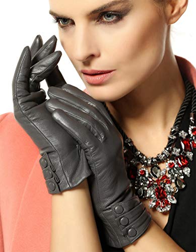 warmen women's leather gloves