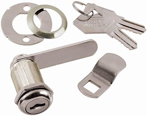 Cabinet & Drawer 1-1/8 in. Utility Cam Lock in Chrome (Set of 10) (Keyed Alike)