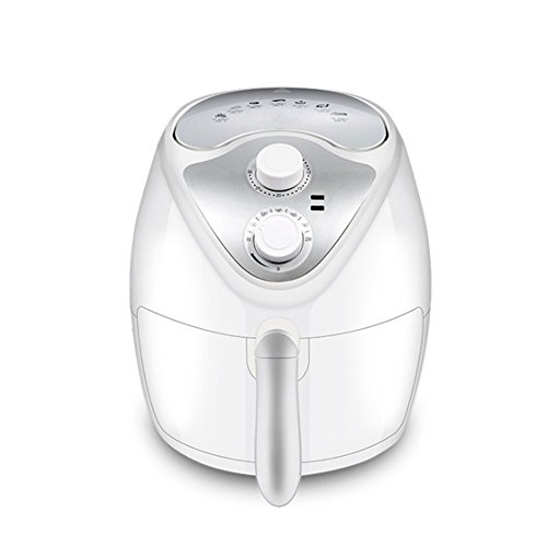Click Here to See More Images LLVV Air Fryer Oven Plus- Multiple Cooking Functions With Airfryer Cookbooks And A Basket Divider,White