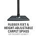 Loopilops Wireless Speaker Stand Designed for SONOS Play 1 and Play 3 Speakers - Single Stand (Black) - WSS1-B1