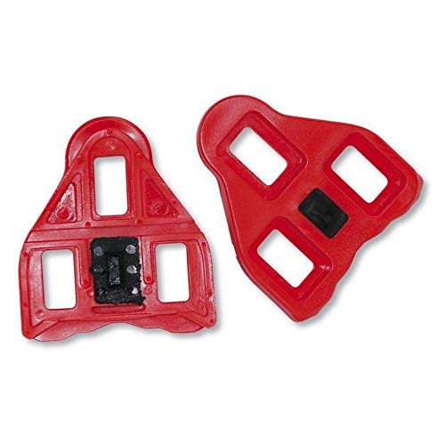 Gio Look Delta Compatible Cleats Red 9 Degree Float - Indoor Cycling and Road Bike - Thumbnail 2