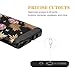 BENTOBEN Case for Samsung Galaxy Note 9, Pineapple Design Slim 2 in 1 Hybrid Soft TPU Bumper Hard PC Cover Heavy Duty Shockproof Protective Phone Cases for Girls Women, Black