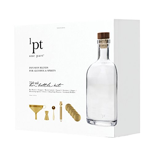 Teroforma 1PT Bar Bottle Kit - Bar Accessories - Companion to 1PT Infusion Kits, 9 Piece Set - Thumbnail 7