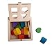 Vidatoy 13 Hole Cube for Shape Sorter Cognitive and Matching Wooden Toys
