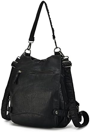 Artwell Women Backpack Purse Anti-theft Ladies Rucksack Washed Leather Travel Daypack Crossbody Shoulder Bag