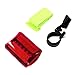 Personal Red Flashing Safety Light with Belt Clip (Set of 2) - up to 100 hours - Water Resistant