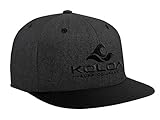 Koloa Surf-Classic Wave Logo Snapback Hats BlackDarkGreyDenim/black