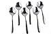(Pack of 6) Solid Serving Spoon Stainless Steel - Mirror Finish for Elegant Buffet Serving