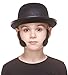 Mustaches Fake Sideburns, Self Adhesive, Novelty, Small False Mutton Chops, Facial Hair, Costume Accessory for Kids, Black Lustrous Color