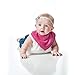 Bumkins Absorbent Cotton Bandana Bib 2 Pack, Pink