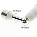 Srovil E26/E27 Light Socket Extender, 4.5 Inch Extension,Adjustable Vertical 90°Horizontal 360°, 100V - 250V, Max 150W, Medium Screw Base Light Converter Socket Extender,2-Pack