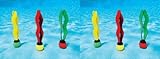INTEX Underwater Swimming Pool Colorful Sinking Diving Toy Balls (6 Pack)