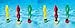 Intex Aquatic Diving Balls (6 Toys)