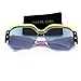 MEETSUN Semi Rimless Sunglasses For Women Trendy Candy Color Fashion Designer Vintage Inspired Glasses (Purple-Blue, 57)