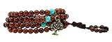 Tibetan 108 Prayer Beads, Bodhi Seed Necklace Wrap Bracelet
