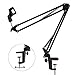 Etubby Adjustable Desktop Microphone Stand Suspension Mic Clip Boom Studio Scissor Arm Stand for Radio Broadcasting Studio, Voice-Over Sound Studio, Stages, and TV Stations