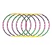 Enchanted Mango Snap Together Detachable Kids Hula Hoop for Playing, 32-Inch (Pack of 6)