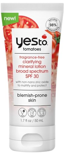 YES TO TOMATOES CLARIFYING MINERAL LOTION SPF 30...