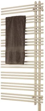 Runtal VTRERG-5223-8019 Versus Electric Towel Radiator Plug-In Right-Hand 52-in H x 23-in W Gray Brown