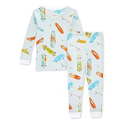 Burt's Bees Baby Baby Boy's Pj Set, Tee and Pant