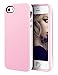 iPhone 5S Case ,GOSHELL Apple iPhone SE Protective Case Soft Bumper Cases Shockproof Rubber Slim Case Cover Anti-scratch Shell Dual Color TPU Back Cover for iPhone 5 5S SE (White/Pink)