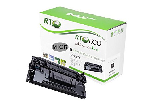 Renewable Toner 287X Compatible MICR Toner Cartridge Replacement HP CF287X for HP LaserJet Enterprise M506 MFP M527 Series