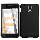 Black Rubberized Protector Hard Case for Samsung? Infuse 4G