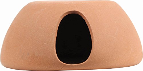 Cobalt Aquatics Medium Cichlid Hut, stackable terra cotta breeding cave