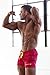 Jed North Men's Fitted Shorts Bodybuilding Workout Gym Running Tight Lifting Shorts,Crimson Red,Medium