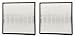 Nispira HEPA Filter Replacement for Rabbit MinusA2 Ultra Quiet Air Purifier SPA-780A, SPA-700A, AP-1004, 2 Packs