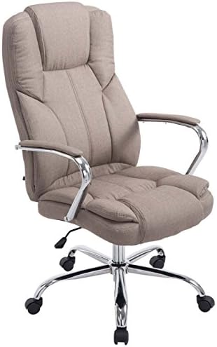 '"Vegas Executive Chair Office Chair with Fabric Cover, Taupe
