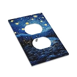 Tewujay Decorative Outlet Cover 1 Gang Abstract