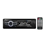 Blaupunkt Toronto AM/FM Media Receiver - Bluetooth, Easy Installation, Remote Control Included, SD Card, Aux Input, Handsfree