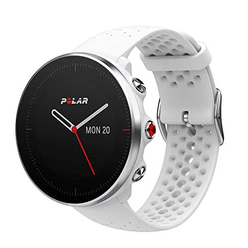 Polar Vantage M Multi Sport GPS Heart Rate Watch - White with USB Charging Cable (M/L)