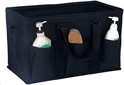 Tidy Living - Utility Tote Storage Solution Travel Bag, Black