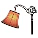 Upgradelights Tan 12 Inch Leather Bell Lamp Shade with Uno Fitter