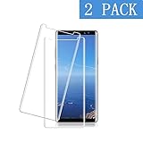 [2 Pack] Samsung Galaxy Note 8 Screen Protector, EcoPestuGo [HD Clear][Anti-Bubble][9H Hardness][Anti-Scratch][Anti-Fingerprint] Tempered Glass Screen Protector For Note 8