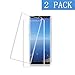 [2 Pack] Samsung Galaxy Note 8 Screen Protector, EcoPestuGo [HD Clear][Anti-Bubble][9H Hardness][Anti-Scratch][Anti-Fingerprint] Tempered Glass Screen Protector For Note 8