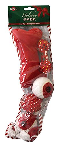 ETHICAL CHRISTMAS 688249 Holiday Dog Stocking OUT-Season 0801, Medium