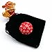 Bescon Fifty-Sided Die, 50 Sided Cube, 50 Sides Dice, 50-Sided D50 30mm Large Gaming Dice - 5 Assorted Opaque Color with Numbers