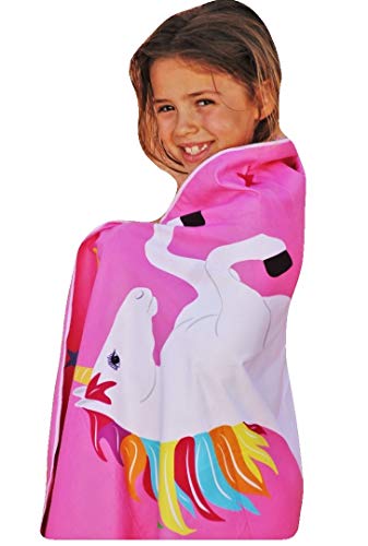 4 Unicorn+Towel+Perfect+Girls+Microfiber