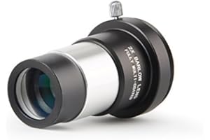 Solomark 1.25" 2x Barlow Lens Metal with M42x0.75 Thread Camera Interface for Telescopes
