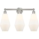 Innovations Lighting Cindyrella - 3 Light Bath Vanity in Modern Style-17 Inches Tall and 25 Inches Wide-Satin Nickel Finish-C