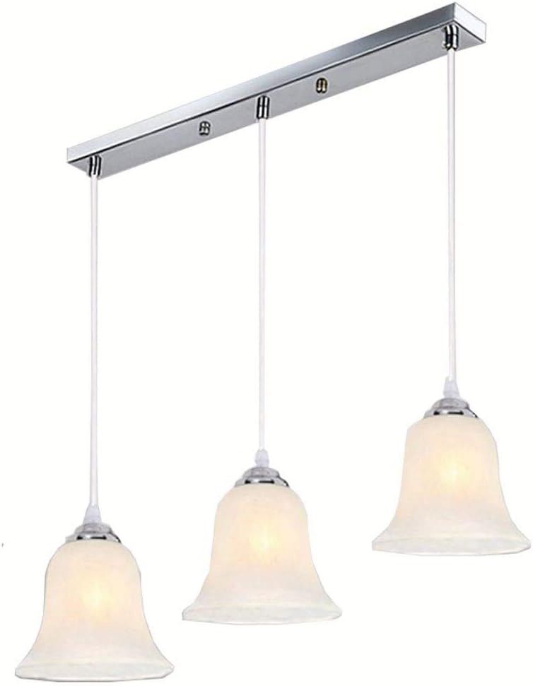 Amazon Com Modern 3 Frosted Glass Cups Hanging Dining Room